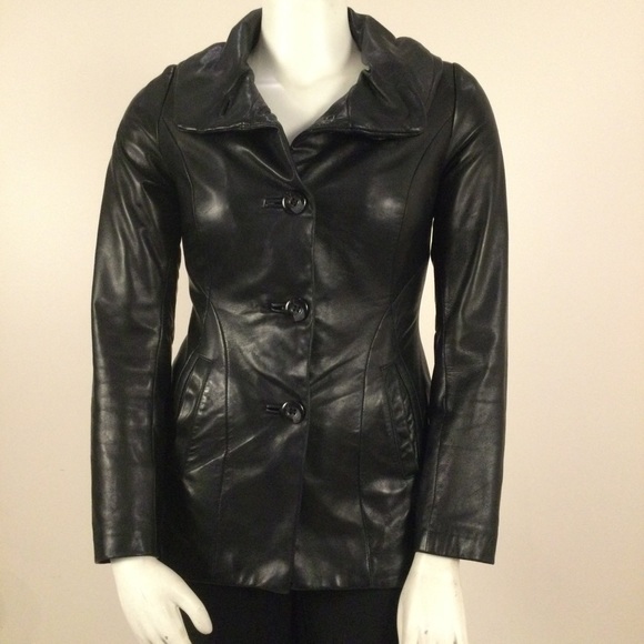 Danier Jackets & Blazers - DANIER Authentic Leather Jacket, Black with Thinsulate Supreme Lining